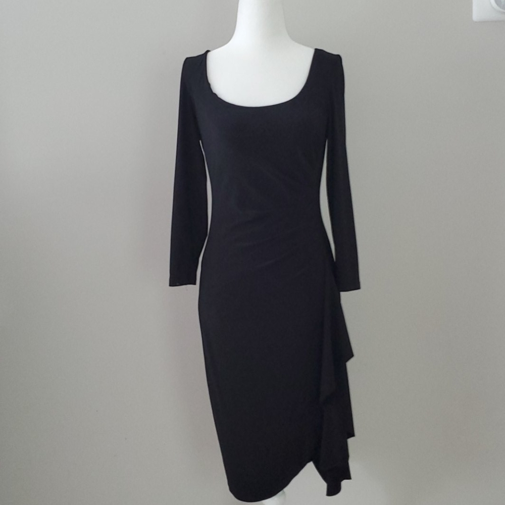 Ralph Lauren Simple Black Long Sleeve Dresd size 2